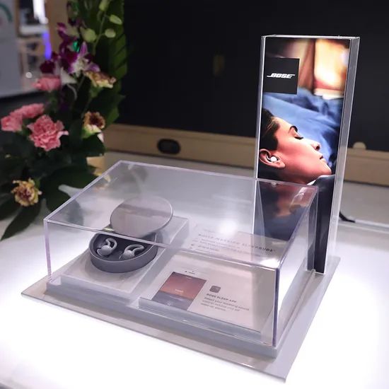 High End Interior Design Acrylic Phone Earphone Smart Interactive Display Rack - Image 6