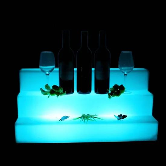16color Changing LED Bottle Champagne Shelf Quality Display Racks LED Nightclub Furniture - Image 4