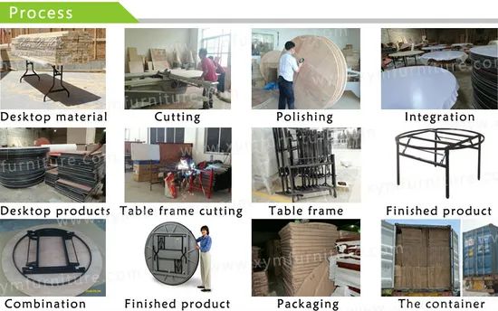 Promotion News 1.8m Round Dining Table for Banquet - Image 5