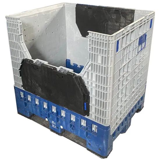 Space-Saving Stackable Plastic Boxes for Warehouse Storage Solutions - Image 6