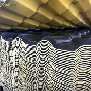 Free Sample High Quality ASA Synthetic Resin UPVC Roof Sheet PVC Roof Tile - Image 3