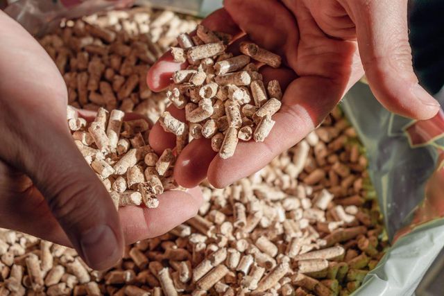 Wood Pellets 3.5mm Stick Shape BSL Approved 15kg Bags 690kg/m Density 4500J Calory Cooking Fuel France 99% Ash - Image 4