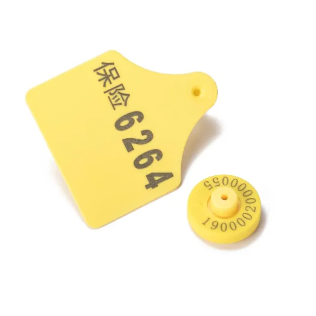Durable TPU Laser Numbered Livestock Ear Tags Custom Cattle Sheep Identification Tags 43.5*50mm - Image 3