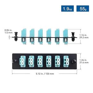 Cable Matters Rackmount Finger Channel Cable Matters Rackmount 1u Blank Fiber Patch Panel with Lgx Adapter ...