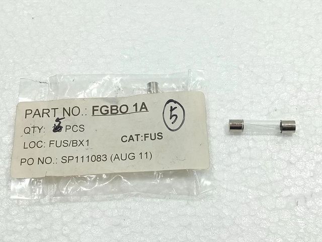 RICO FGBO 1A FUSE MODEL FGBO BRAND RICO Current Rating - Image 2