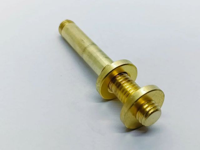 Brass Threaded Studs And Washer, For Hardware Colour Golden Material Brass Finishing Polished Pressure Low Pressure Usage/Application - Image 3