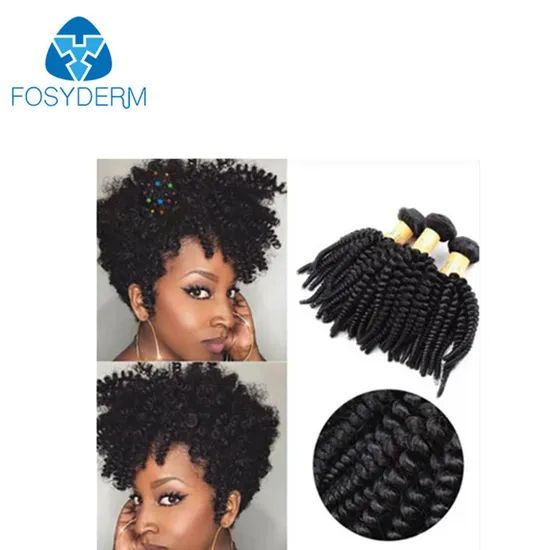 Curly Hair Small Curls Women Wig Black Human Hair - Image 4