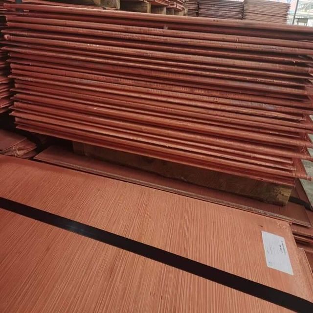 Cathodes de Cuivre – 99,97-99,99 % Feuilles de Cuivre Électrolytique, Fourniture en Gros, Copper Cathodes, Copper Sheets - Image 1