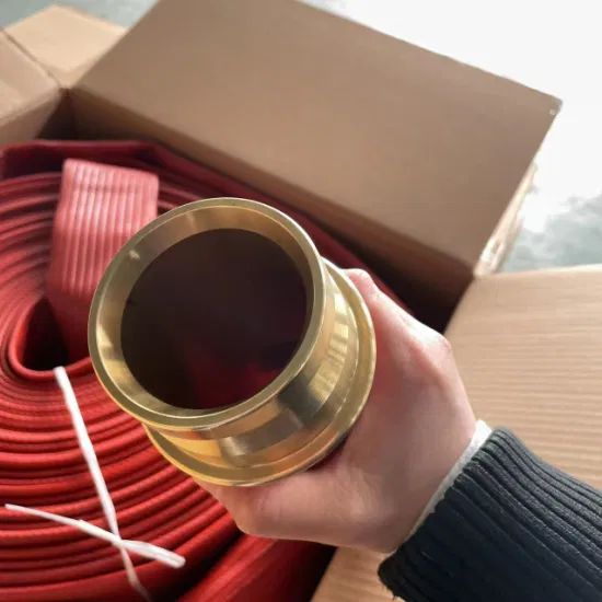 Durable High Pressure 1.5/2/2.5/3/4inch PVC/TPU/Rubber Resistant Flexible Water Layflat Canvas Lining Fire Hydrant Cabinet Fighting Hose - Image 2