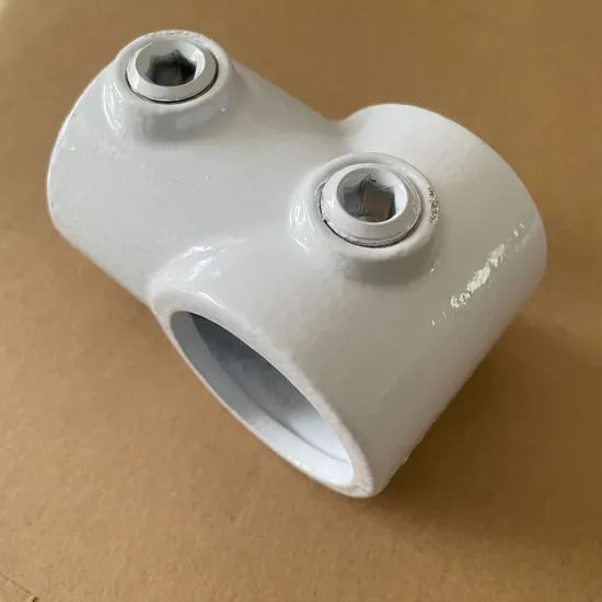 Pipe Connector Malleable Iron Railing Structural Short Tee Pipe Clamps - Image 5