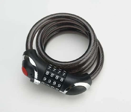 Cable Lock Combination Bicycle Lock Factory Price Color Black Brand Naibao Trademark Nurbo Model NO. SL5010 HS Code - Image 1