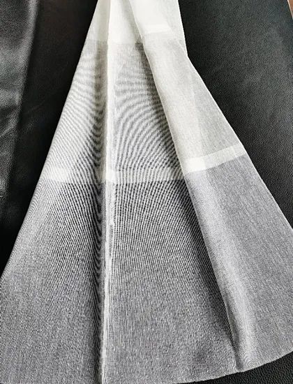 100% Polyester Yarn-Dyed Linen Look Curtain - Image 3