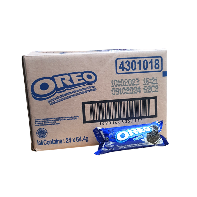 Wholesale Halal Oreo 64.4g from Malaysia Delicious Sandwich Biscuit with Vanilla Cream - Image 4