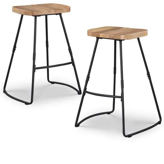 Bar Stools, 24 Inch Kitchen Counter Height Stools - Image 1