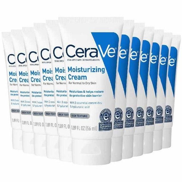 Wholesale CeraVe - Moisturizing Face & Body Cream for Normal to Dry Skin - 1.89 Oz - 36 Pack Distribution - Image 1