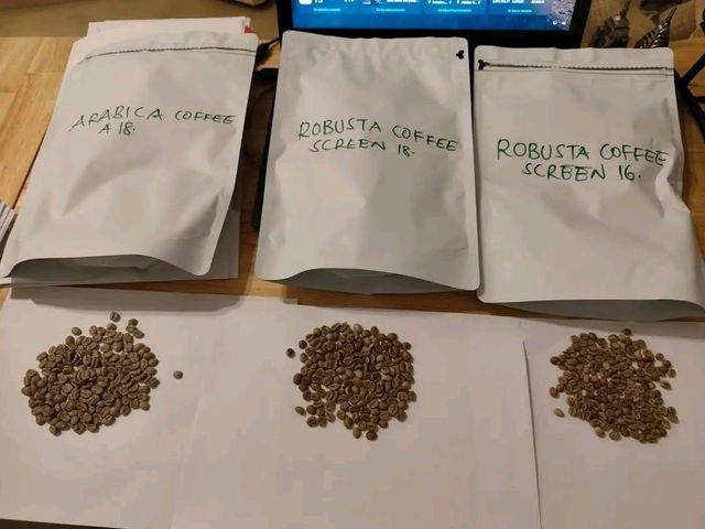 Arabica Roasted Coffee Beans Dark Brown Whole Bean Medium Roast Fresh Aroma Rich Flavor Premium Quality - Image 3