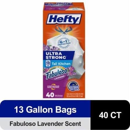 Hefty Ultra Strong Tall Kitchen Garbage Bags Tear-Resistant Disposable Trash Bags - Image 5