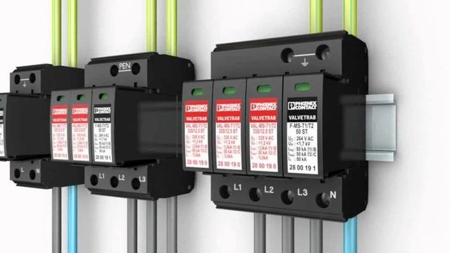 Surge Protection Device Spd Certification CE Make Schneider, Phoenix Mounting mode Clip-on (DIN rail) Application/Use Industrial / - Image 5