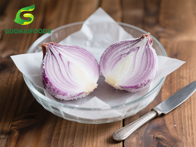 sell IQF red onion strips/ Frozen onion strips china factory price guohai frozen fruits and vegetables - Image 4
