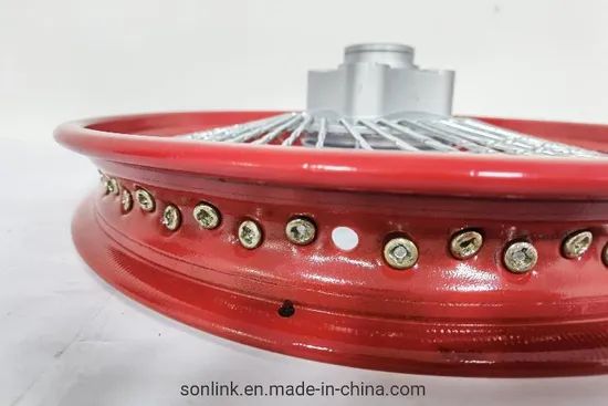Motorcycle /Motorcycle Cg125 150 Motorcycle Front Wheel Spoke Rim Drum Brake 1.4*18 Inch - Image 1