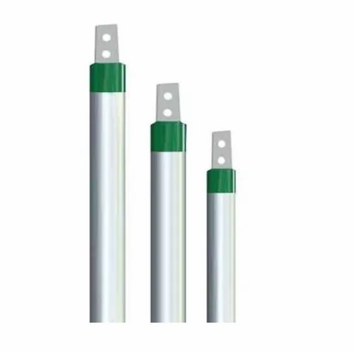 GI Earthing Electrode, Coating Thickness: 3mm Coating Thickness 3MM Length Of Rod 1M/2M/3M Thickness 32MM/42MM/48MM Material Galvanized Iron - Image 1