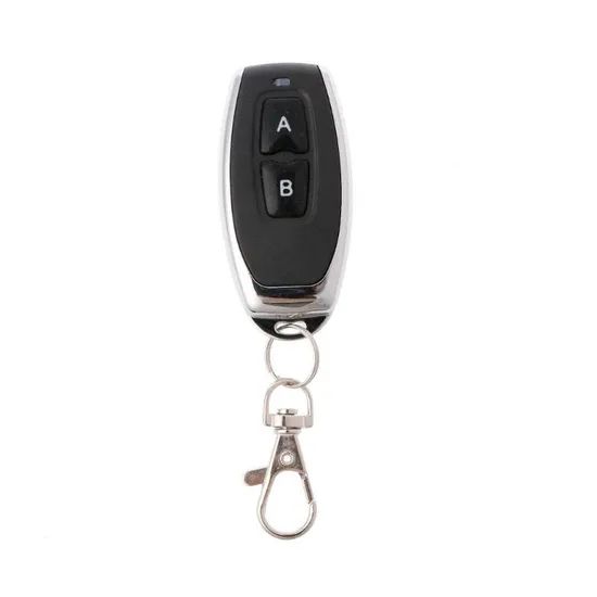 RF Wireless Remote 433.92MHz 2Btn Auto Doors 6V Aaa Battery Black White CCC 50-100m 15D - Image 1
