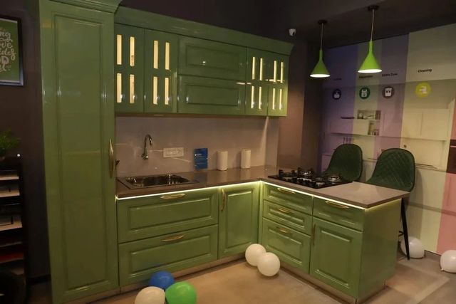 Villa Modular Kitchen Cabinets Work - Image 2