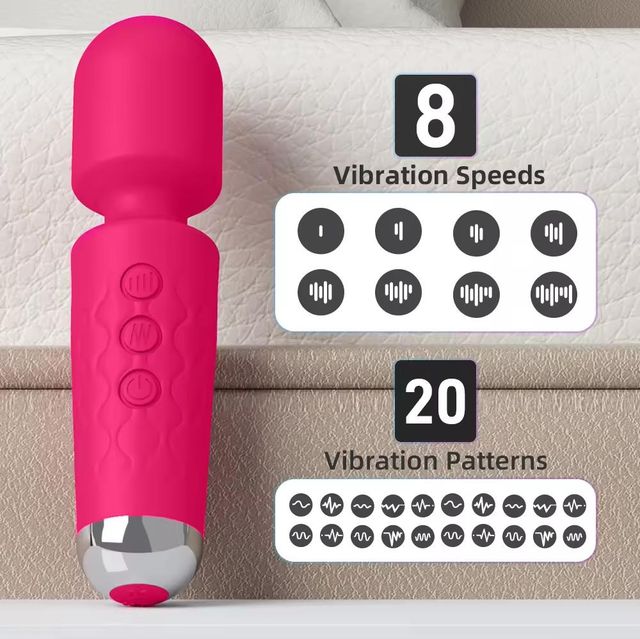 Kovida Wholesale Sex Tool Pocket Adult Product Massager Dildo pink AV Wand Massage Mini Wand Vibrator Usb Sex Toy Box for Women - Image 4