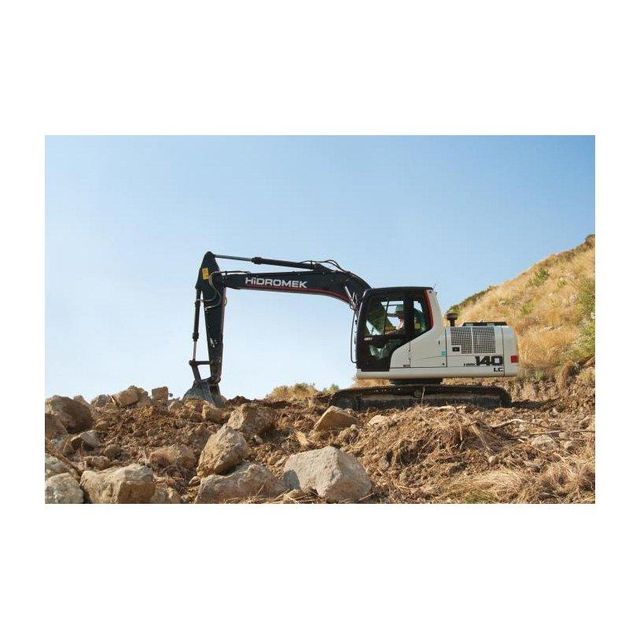 HMK 65 ZT compact excavator supplied for urban excavation landscaping and utility work - Image 4