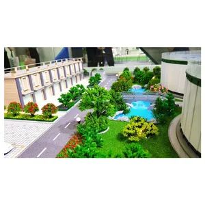 3D Modeling High-Quality Factory Building Design Scale Model Standards 1:100 Trademark TRANKA Model NO. TK-05544A Type Building - Image 4