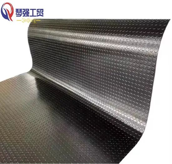 Cloth Insertion Colorful Industrial Rubber Sheet Flooring with Different Pattern - Image 3