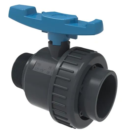Compact PVC Ball Valve Pn16 for Greenhouse Micro Irrigation PE Pipe Fitting Accessories - Image 3