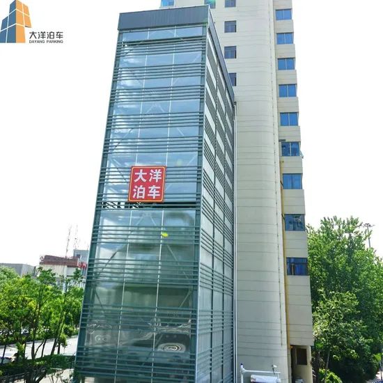 Contemporary Vertical Rotary Parking System with Nine Levels and Digital Management for Sedan Lots - Image 6