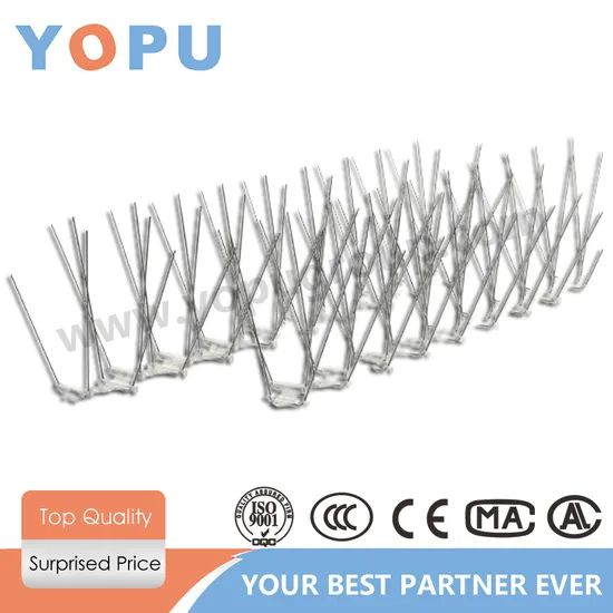 Effective Animal Control Fence Spike for Birds and Pets Origin China Color Sliver Pest Type Bird Trademark YOPU Model NO. - Image 6