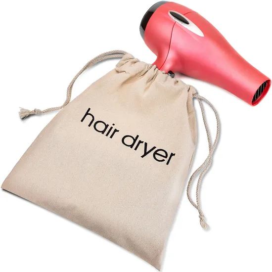 Custom Logo Silk Screen Print Organic Cotton Muslin Bags Double Shopping Pouch Canvas Drawstring Bag Dust Bag - Image 5