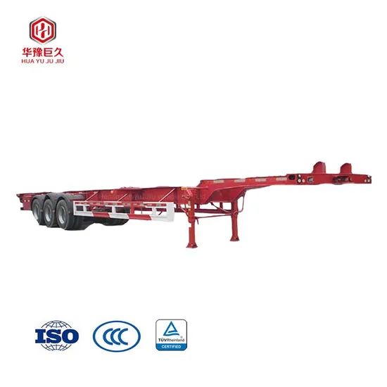 Tri Axles 45 Feet Container Skeleton Chassis Semi Truck Trailer - Image 4