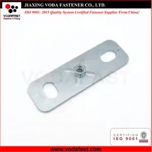 Customized Steel Base Plate with Nut Zinc Plated - Image 4