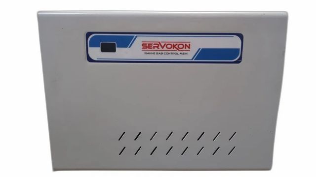 4 Kva Servokon Automatic Voltage Stabilizer Brand Servokon Capacity 5 KVA Frequency 50 Hz Delay Timer Yes Fuel Type - Image 2
