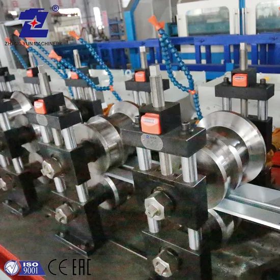 China Manufacturing Easy Operation Light Gauge Steel Roll Forming Machine for Making Door&Window Profiles - Image 4