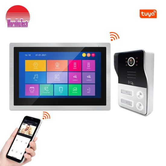 Wireless Smart Homemade Wireless Intercom Camera Doorbell Video Ringbell Phone Intercom Wireless Door Bell - Image 1