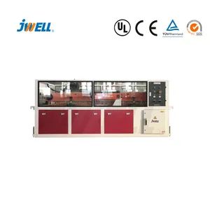 Jwell PVC Door Panel Hollow Board Making Machine with Lamunation/Engraving Machine - Image 4