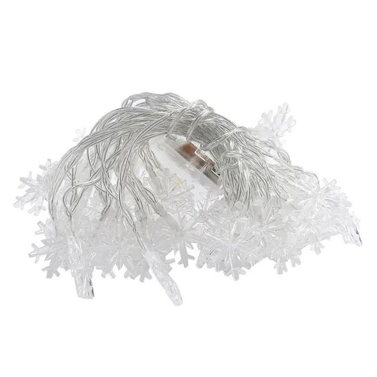 2023 Snowflake LED String Fairy Lights for Christmas Tree Decorations Home Hanging - Image 5