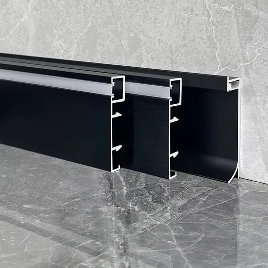 Aluminum Alloy Baseboard LED Channel Corner Strips for Flooring Lighting LED Profile - Image 4