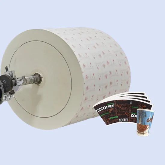 Food Grade PE Coated Paper Roll Raw Materials Paperboards MOQ 5tons Veins Plain Origin China Trademark LK Weight 150~320g - Image 2