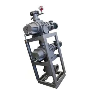 Low Pressure Pumping Speed Liquid Ring Backing Roots Vacuum Pump Units with Cooling System - Image 4