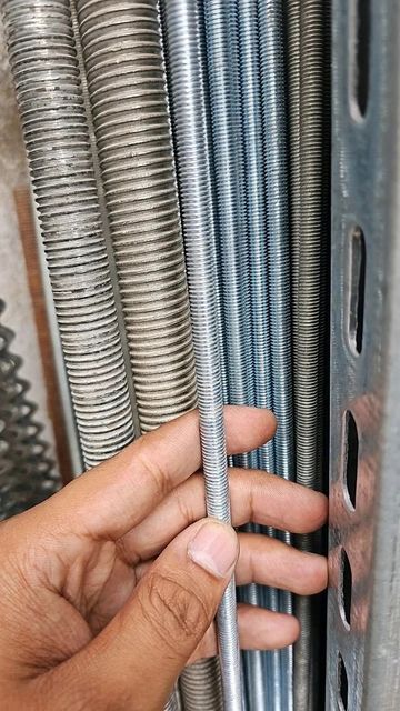Material: Galvanised Iron Polished Gi Threaded Rod, Round, Size: 2 Meter - Image 7
