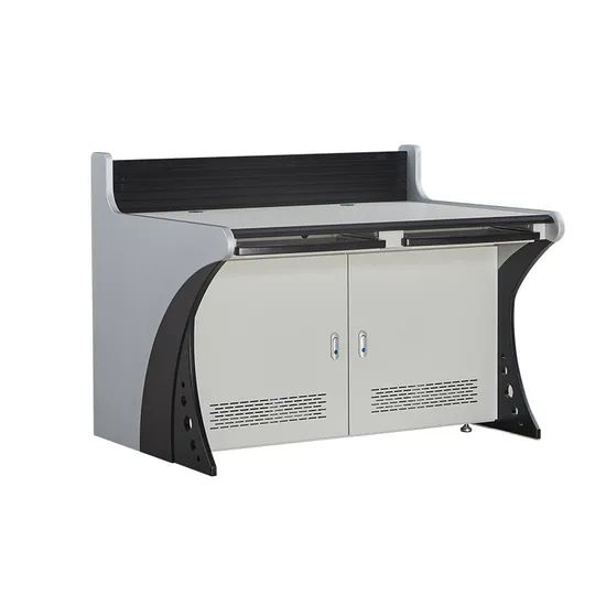 Office Furniture Display Support Workstation LED Light Command Center Computer Console Desk Security Operating Platform Tables - Image 6