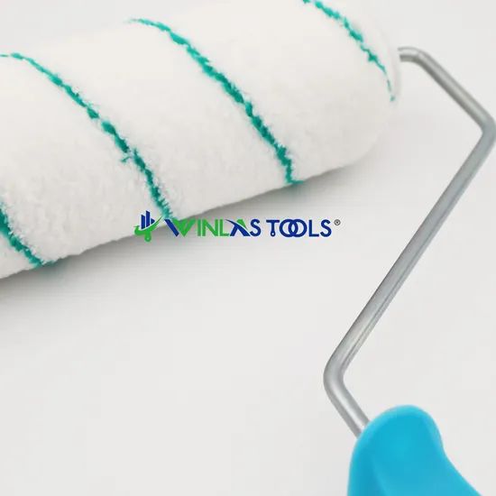Customized Size Stable Professional Decorative Paint Rollers Brush with Plastic Handle - Image 2