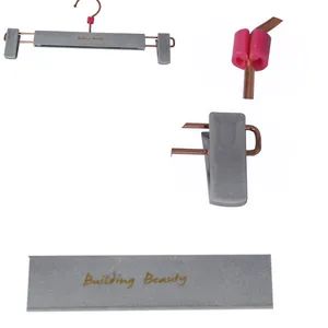 New Design Velvet Plastic Bottom Pants Hangers MOQ 3000PCS Trademark YY Origin China Model NO. 1206 Logo Customized Hook - Image 2