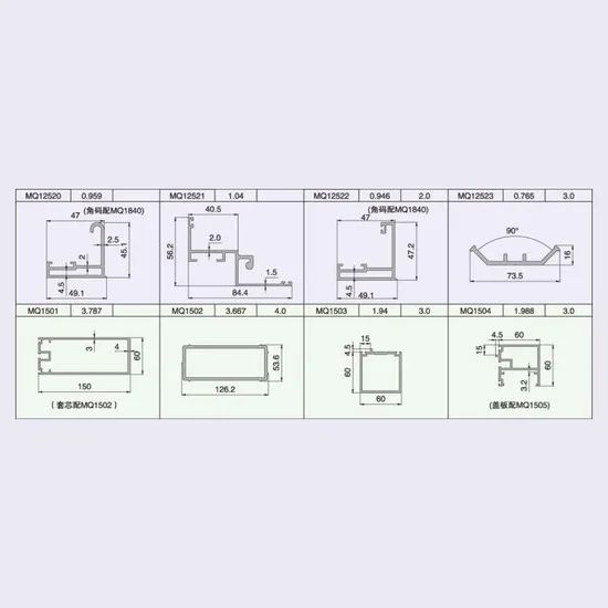 Heat Sound Insulation Aluminium Frame Curtain Wall with Glass - Image 6